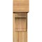Ekena Millwork Merced Block Rough Sawn Bracket w/ Offset Brace, Western Red Cedar, 8"W x 18"D x 22"H BKT0806X18X22MRC05RWR - alternate 4